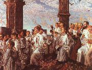 May Morning on Magdalen Tower William Holman Hunt